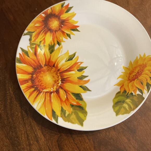 Royal Norfolk SunFlower Salad Plates Ceramic 7.5” Set Of 2 - H529 - Picture 8 of 9